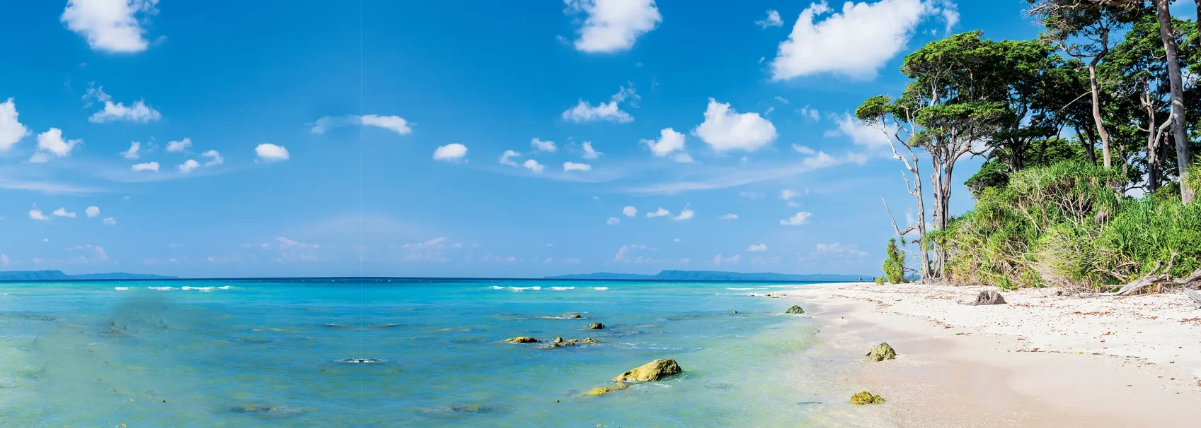 Port Blair to Havelock Island via ferry (Radhanagar Beach)