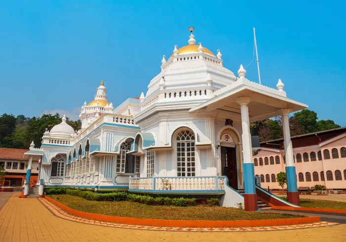 Shri Mangeshi Temple in Ponda, a must-see on any Goa tour.