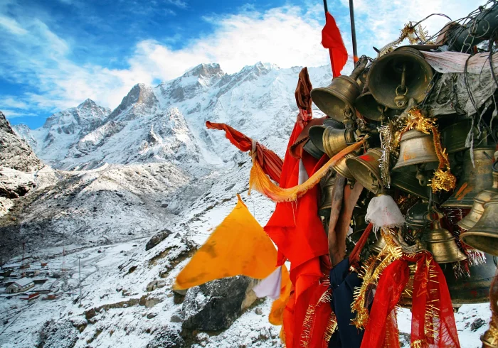 Bhairavnath Temple at Kedarnath, Uttarakhand. Part of the sacred Char Dham Yatra.