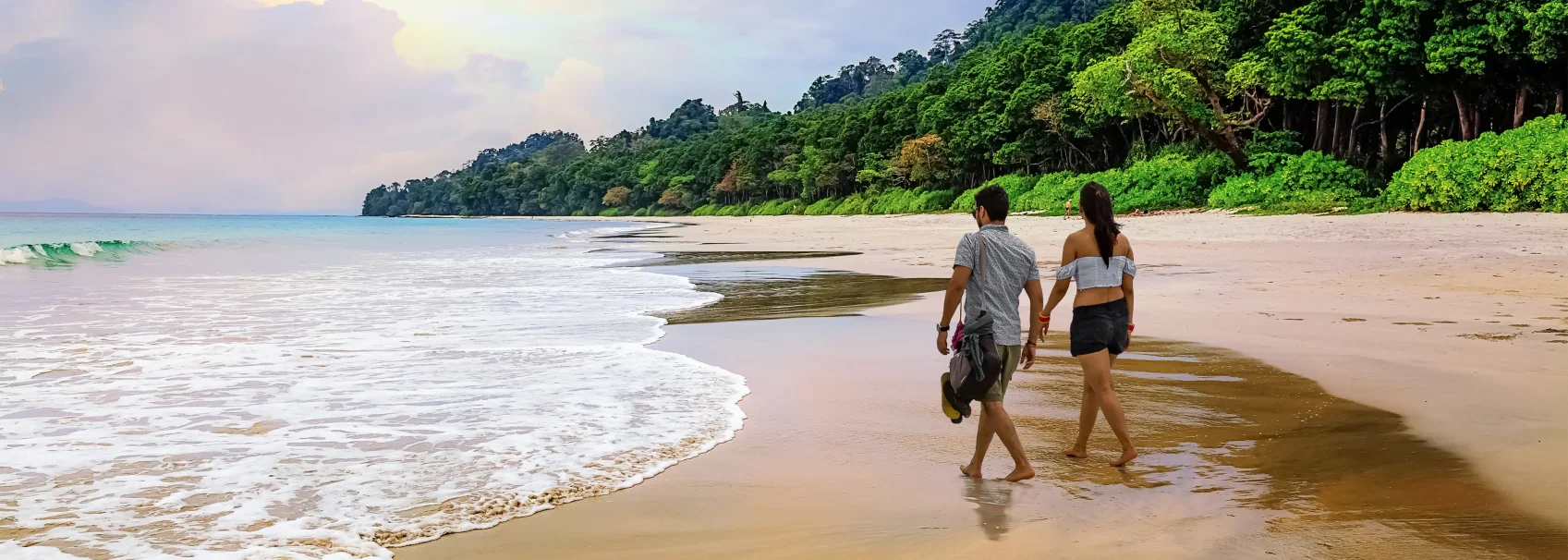 Port Blair to Havelock Island via ferry (Radhanagar Beach)